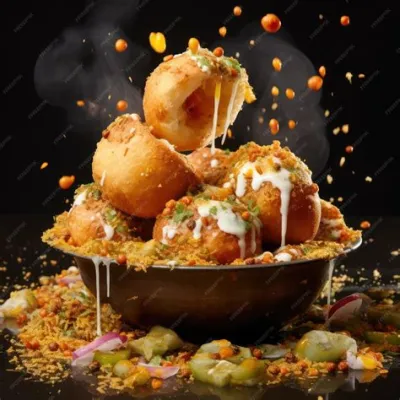  Pani Puri: ¿Un bocado explosivo de sabor que se deshace en tu boca?