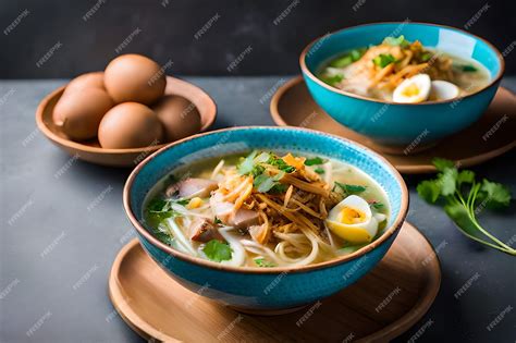 Soto Ayam: ¡Un Caldo Reconfortante que Despierta los Sentidos con Especias Aromáticas y Pollo Tierno!